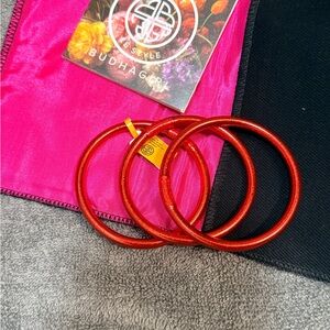 BudhaGirl Crimson Bangles sz med